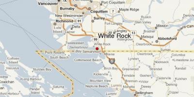 نقشه از سنگ سفید ونکوور