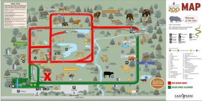 نقشه از ونکوور باغ وحش