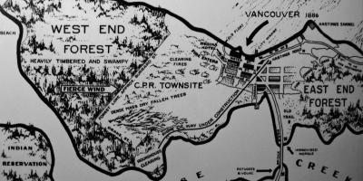 نقشه از ونکوور