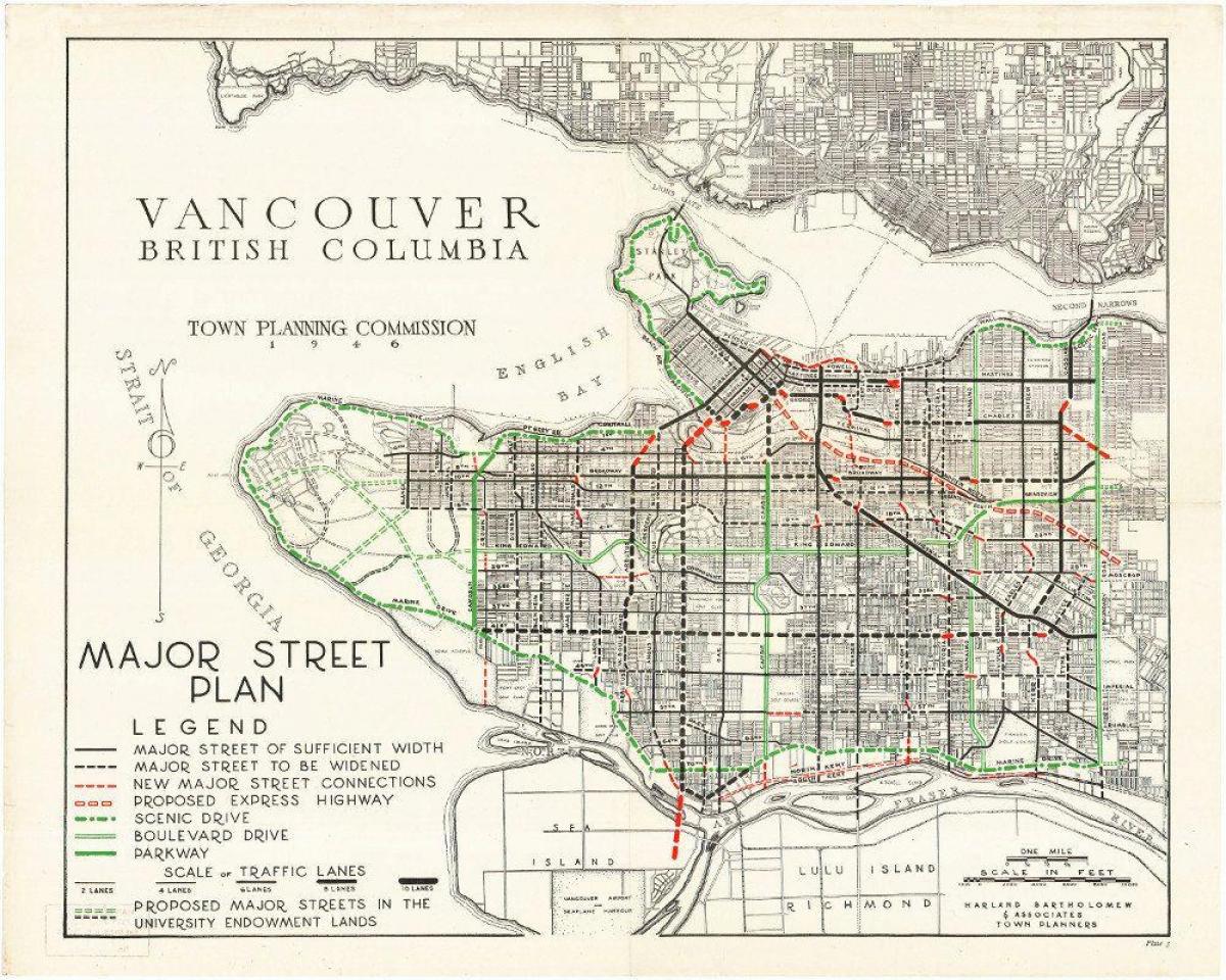 نقشه, ونکوور