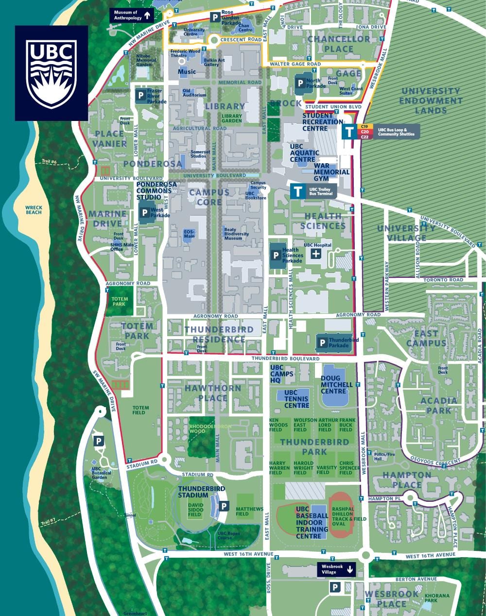 ubc نقشه محل