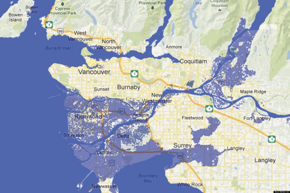 نقشه از ونکوور سیل