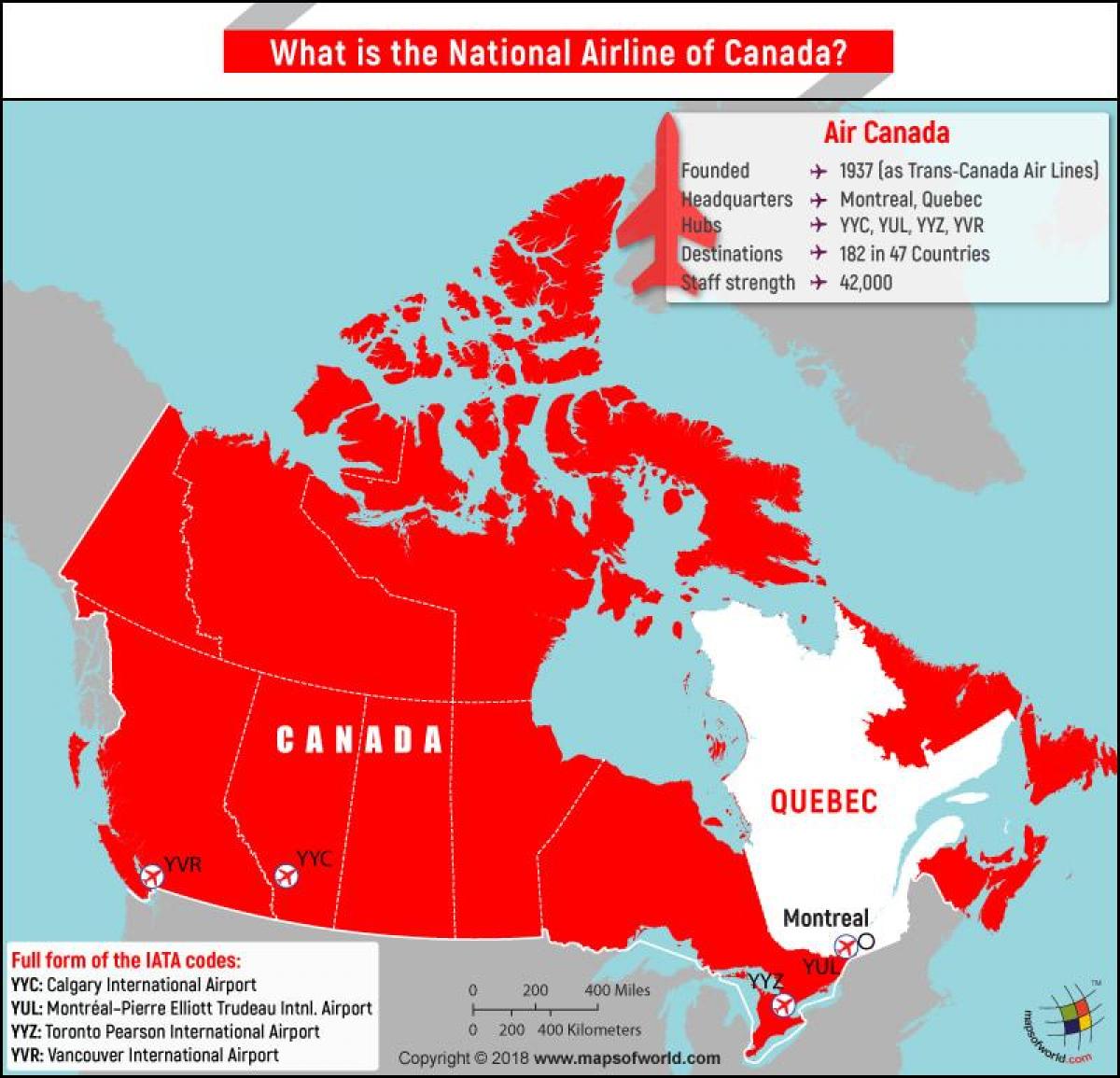 نقشه از فرودگاه ونکوور هوایی کانادا