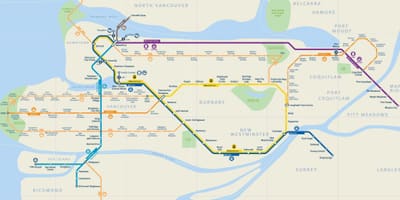 ون skytrain نقشه