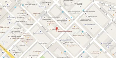 نقشه gastown ونکوور قبل از میلاد